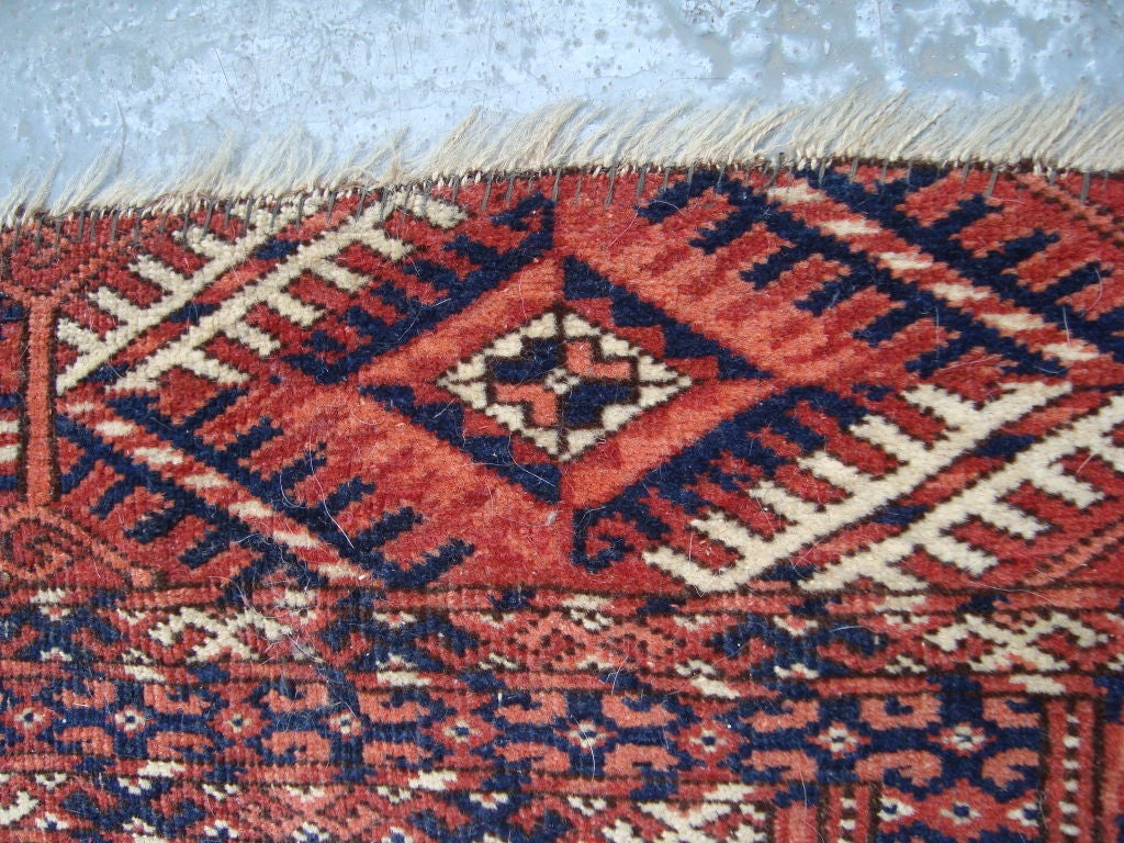 Turkmen Tekke Main Carpet, West Turkestan For Sale