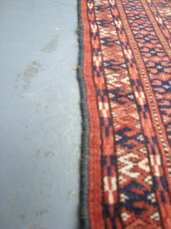 20th Century Tekke Main Carpet, West Turkestan For Sale