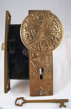 American Fine Aesthetic Period Bronze Full Lockset