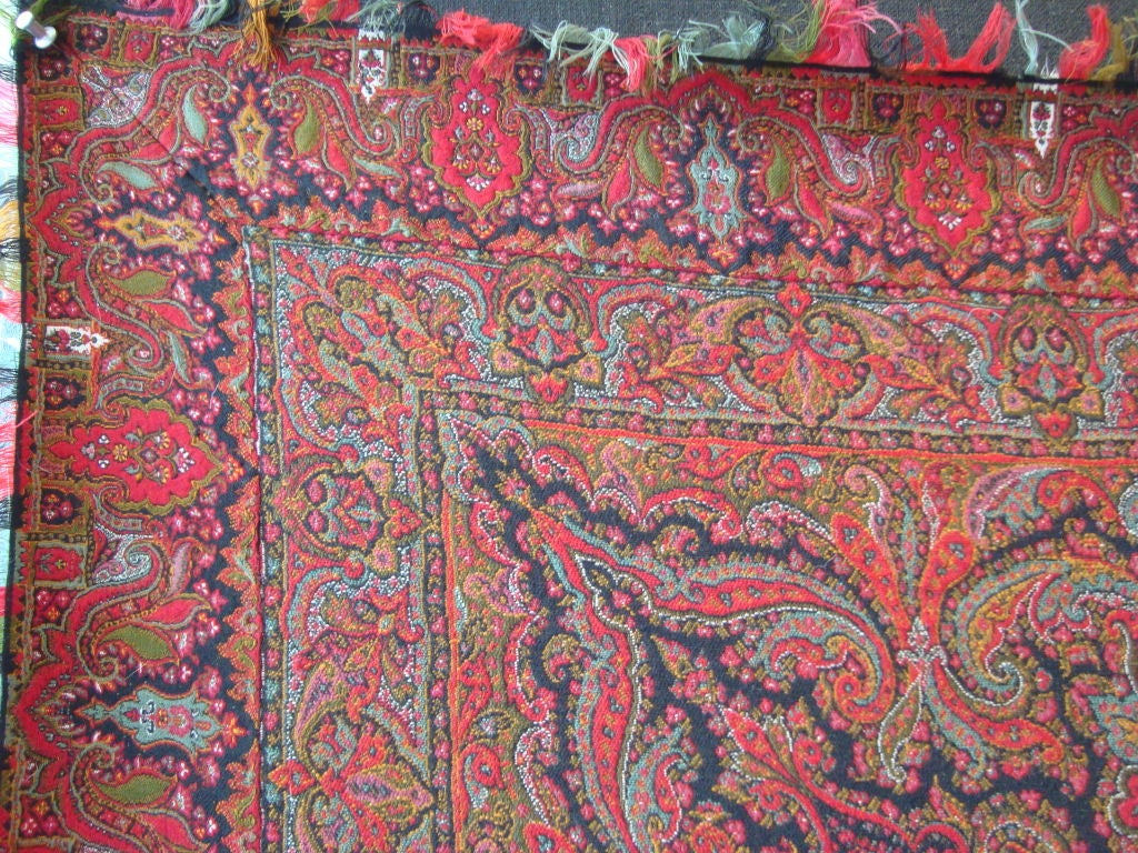 antique kashmir shawl