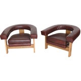 Oak Horseshoe Chairs
