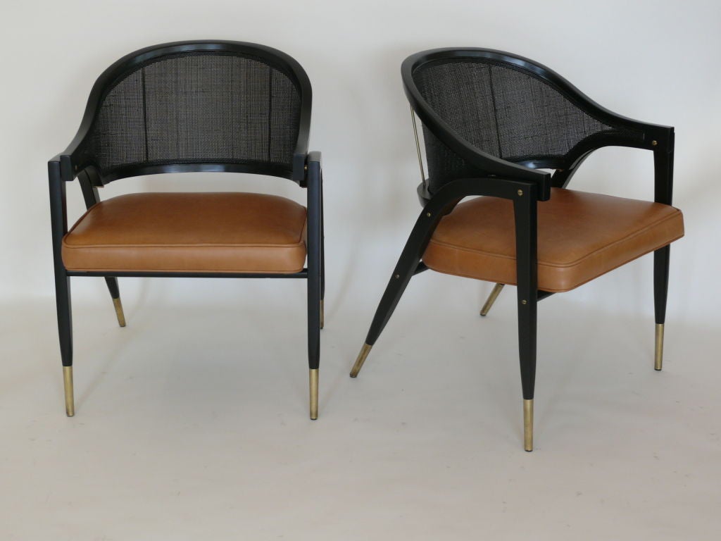 Edward Wormley for Dunbar Captain Chairs