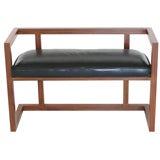 Floating Walnut Bench Floating Walnut Bench
