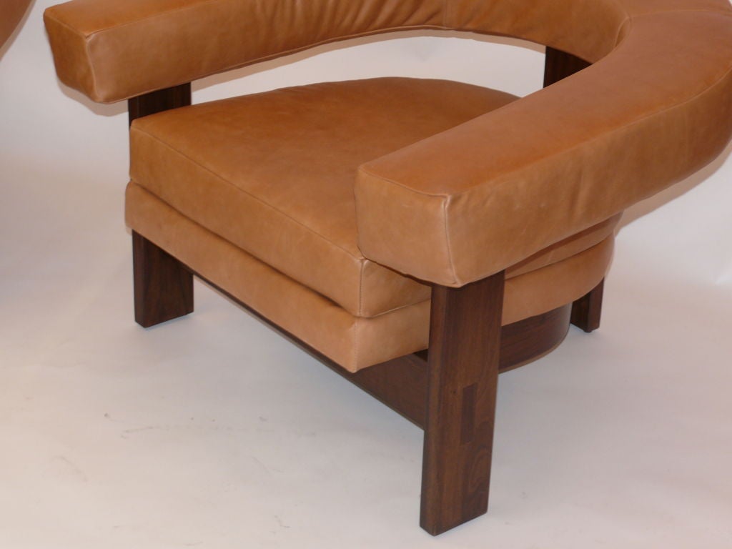 American Walnut Horseshoe Chairs