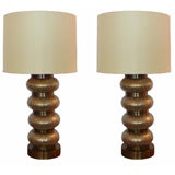 Gold Murano Bubble Lamps