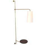 French Wired Pole Sconce with Table by Orange Los Angeles