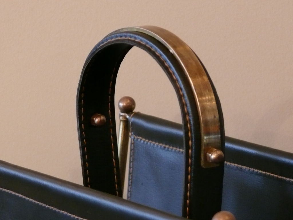 Jacques Adnet Magazine Holder