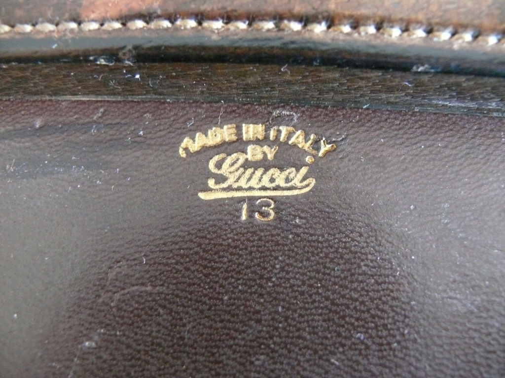 Leather Gucci Desk Set