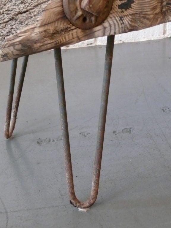 driftwood benches