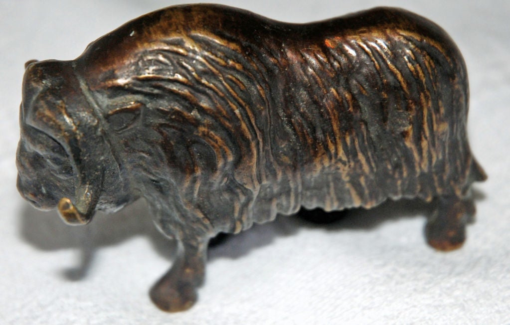 Bronze Water Buffalo Statuette