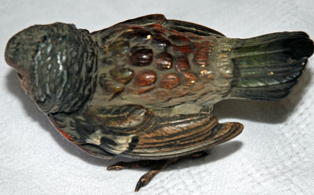 Bronze Bird Statuette