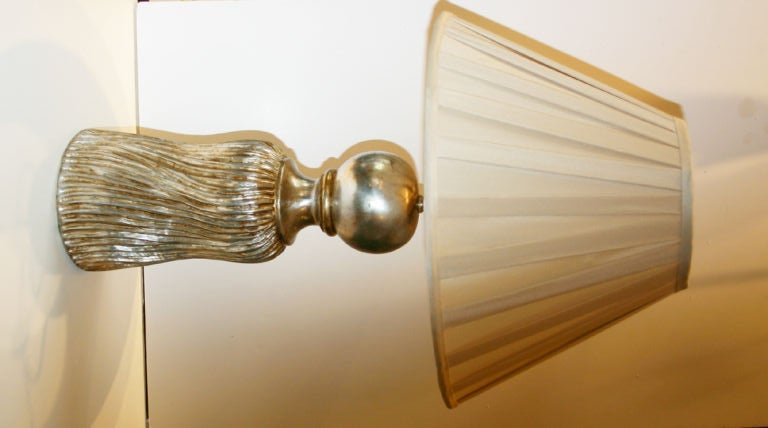 Wood A FANCIFUL GILTWOOD TASSEL LAMP For Sale