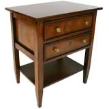 Vintage THE HOTEL COLLECTION TWO DRAWER NIGHT STAND