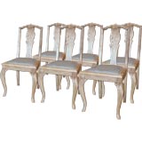 shapely louis XV rococo chairs