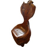 Haddi Primitive Wood Chair