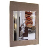 LaBarge Suede Mirror