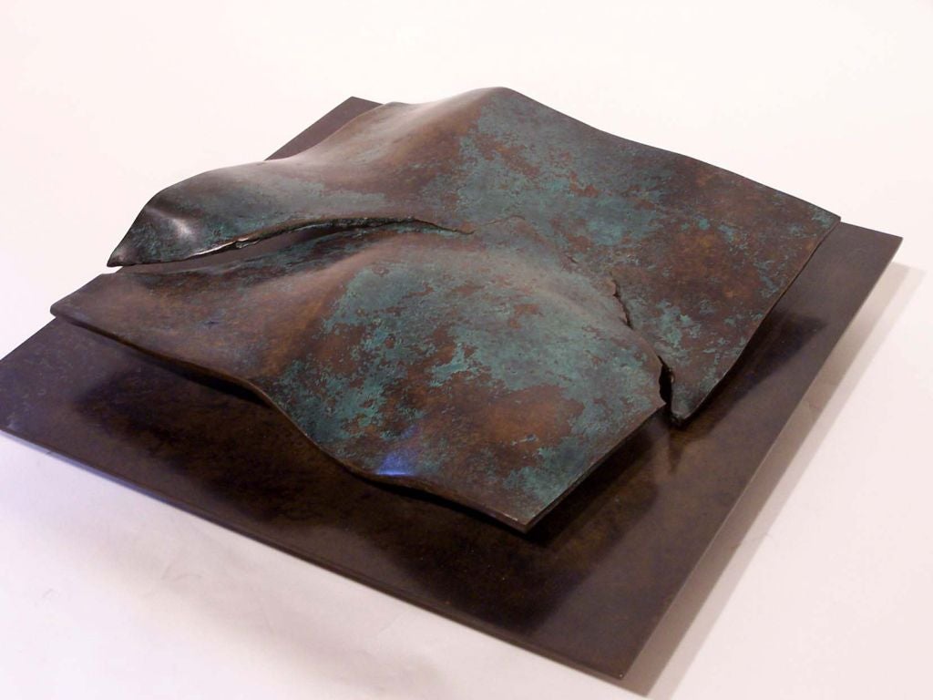 Bronze sculpture by Ron Bennett, signed & dated.  Cast bronze 
