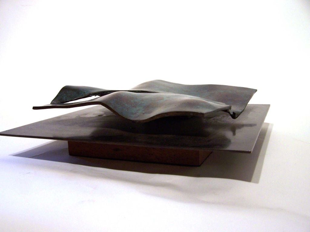 Late 20th Century Ron Bennett Bronze Sculpture For Sale