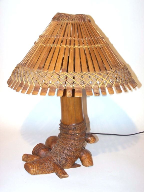 Fine & Rare Pair of Hawaiian Lamps For Sale 1