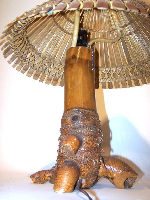 Fine & Rare Pair of Hawaiian Lamps For Sale 5