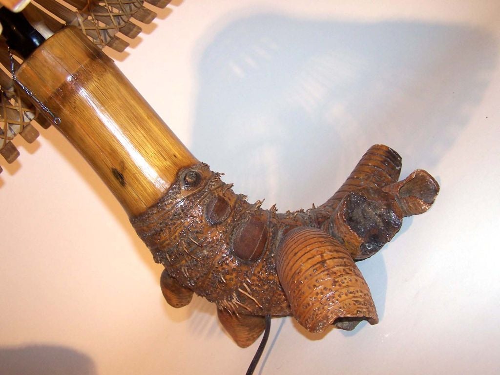 Fine & Rare Pair of Hawaiian Lamps For Sale 4