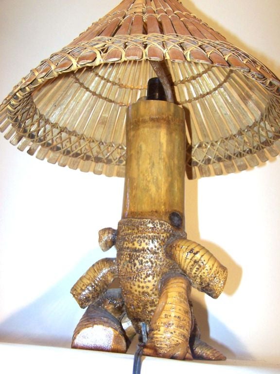 Fine & Rare Pair of Hawaiian Lamps For Sale 2