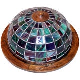 Arts & Crafts Stained Glass Ceiling Light