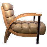 Jay Spectre "Eclipse" Leather Club Chair