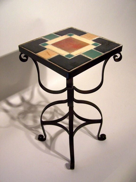 American California Tile Table / Stand