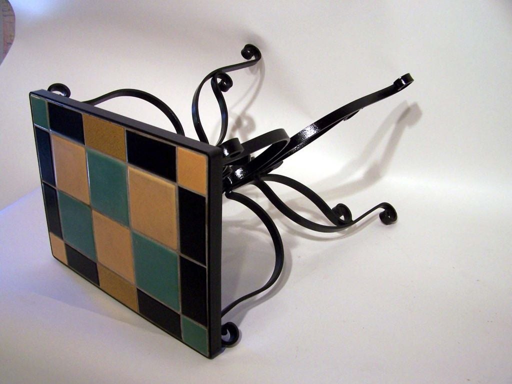 Mid-20th Century California Tile Table / Stand For Sale