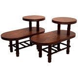Pair of Bamboo End Tables