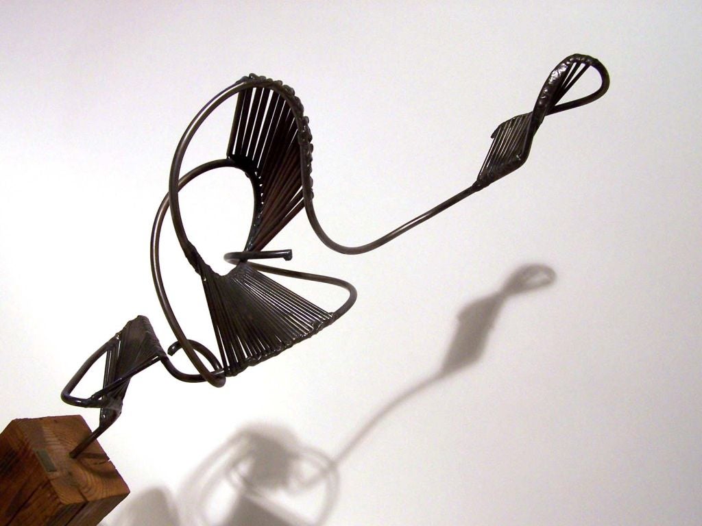 Welded Modernist Sculpture by Harold Kerr