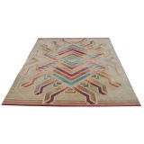 Large Graphic Rug by Edward Fields