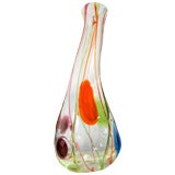 Large Colorful Salviati Vase