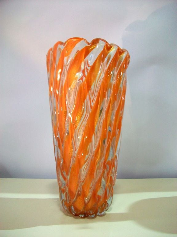 Large & Colorful Seguso Vase