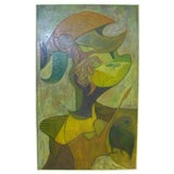 Cubist Painting by R. Lukas
