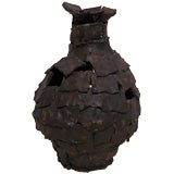 Large Brutalist Vase by Judy DeHart