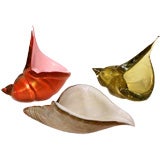 Collection of Barovier Shell Sculptures; Priced Individually