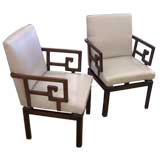 Pair of Baker "Far East" Arm Chairs