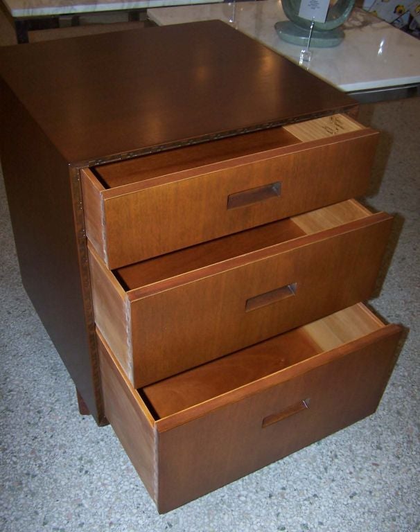 Pair of Frank Lloyd Wright Nightstands / End Tables