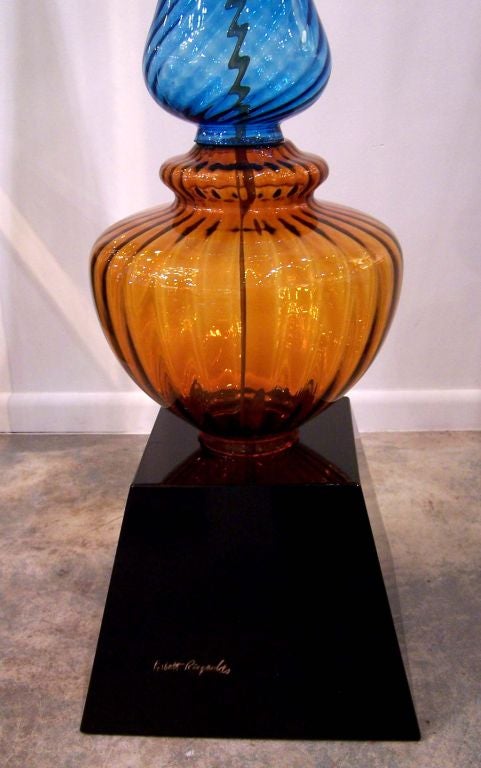 Contemporary Massive Corbett Reynolds Mid-Century Glass Sculpture