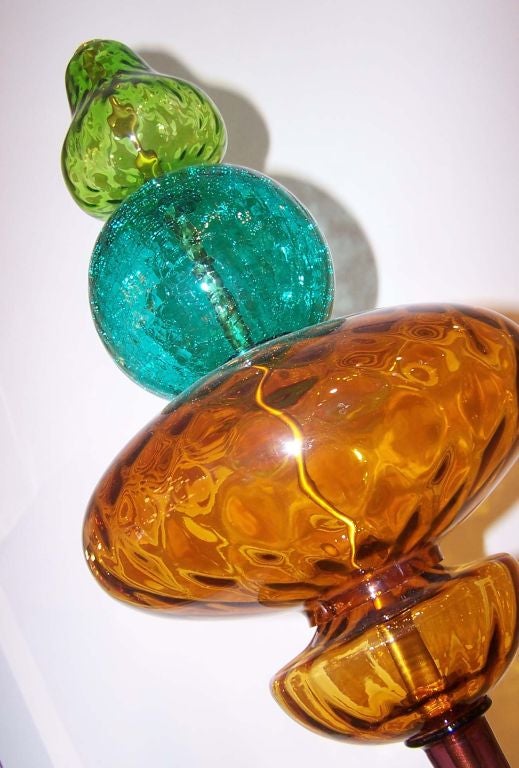 Massive Corbett Reynolds sculpture made with mid-century glass.  ***Contact/Shipping Information: AOL (American Online) users may experience difficulties sending emails to us or receiving emails from us. If you have made an inquiry to us and have