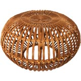 Ico Parisi Reed Footstool (att.)