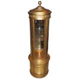 Weiman Furniture Company Circular Tower Curio Cabinet Vitrine