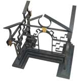 Jay Spectre Attribution Steel Dining Table Base