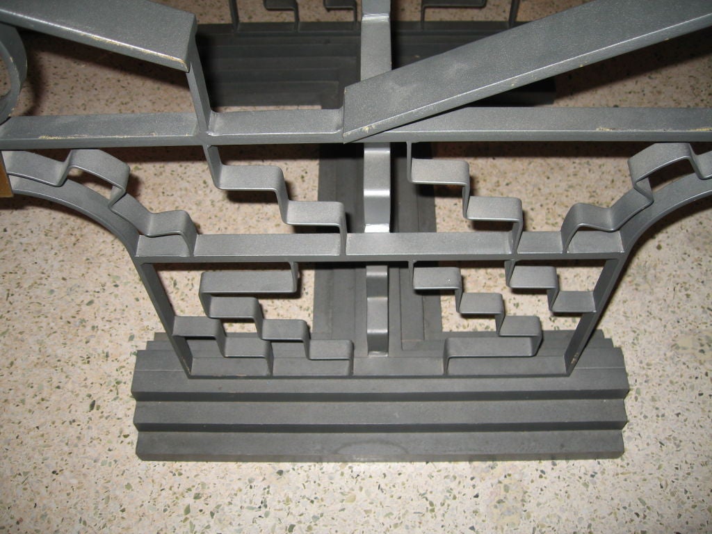Jay Spectre Attribution Steel Dining Table Base