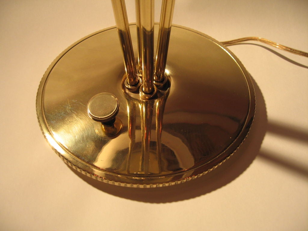 American Pair Stiffel Machine Age Style Table Lamps