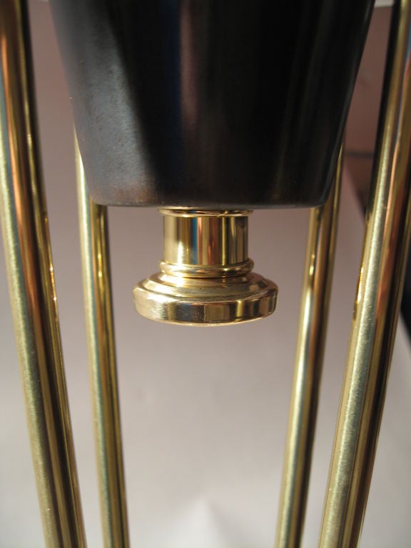 Pair Stiffel Machine Age Style Table Lamps 2
