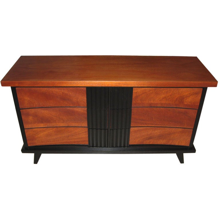 Dixie Furniture Company Six Drawer Dresser Cabinet
