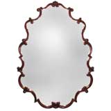 Monumental Grosfeld House Signed Cartouche Mirror